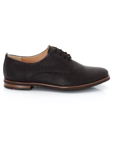 LLOYD Leren veterschoenen zwart