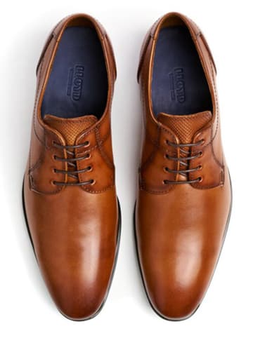 LLOYD Leren veterschoenen "Osmond" lichtbruin