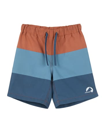 finkid Badeshorts "Uimari" in Blau/ Hellbraun