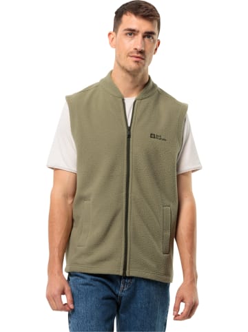 Jack Wolfskin Fleeceweste "Light Curl" in Khaki