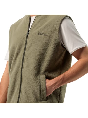 Jack Wolfskin Fleeceweste "Light Curl" in Khaki
