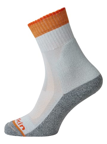 Jack Wolfskin 2er Set Trekkingsocken in Weiß/ Grau/ Orange