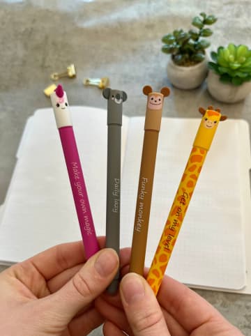 Faber-Castell Długopisy żelowe (3 szt.) "Erase it! - Giraffe"