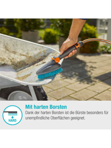 Gardena Handbürste "M hard" in Schwarz