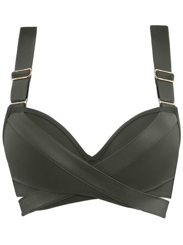 Marlies Dekkers Bikini-Oberteil "Cache Coeur" in Khaki