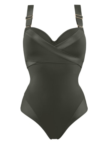 Marlies Dekkers Badeanzug "Cache Coeur" in Khaki