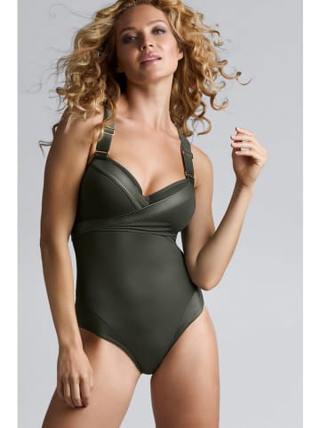 Marlies Dekkers Badeanzug "Cache Coeur" in Khaki