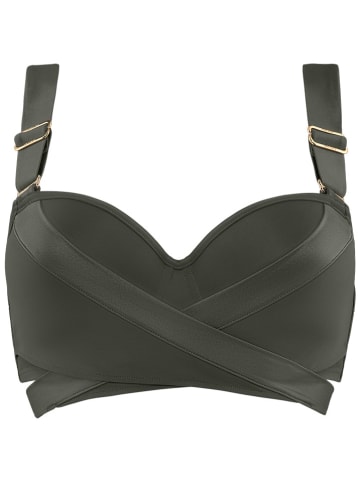 Marlies Dekkers Biustonosz bikini "Cache Coeur" w kolorze khaki