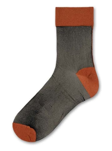 Happy Socks Socken in Hellbraun/ Grau