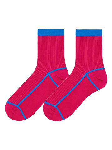 Happy Socks Sokken roze/blauw