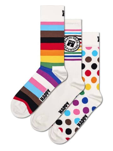 Happy Socks 3er-Set: Socken in Bunt