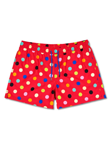Happy Socks Badeshorts in Rot/ Bunt
