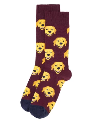 Happy Socks Skarpety (3 pary) w kolorze fioletowo-niebiesko-czarnym
