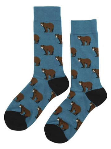 Happy Socks Skarpety (3 pary) w kolorze fioletowo-niebiesko-czarnym