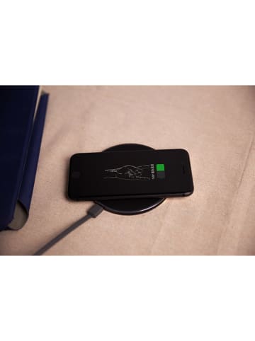 Designnest Ladegerät "WirelessCharger Aluminum" in Schwarz