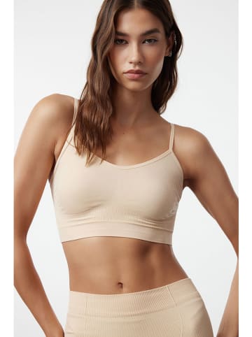 trendyol Top w kolorze beżowym