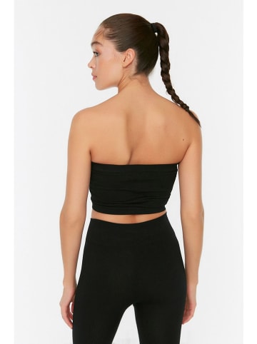 trendyol Biustonosz bandeau w kolorze czarnym