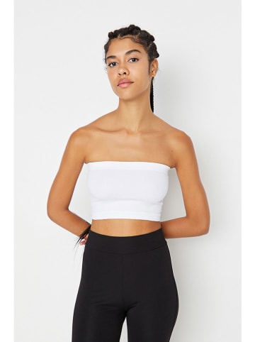 trendyol Biustonosz bandeau w kolorze białym
