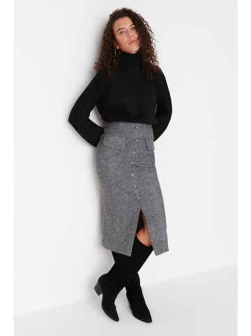 trendyol Spódnica w kolorze szarym