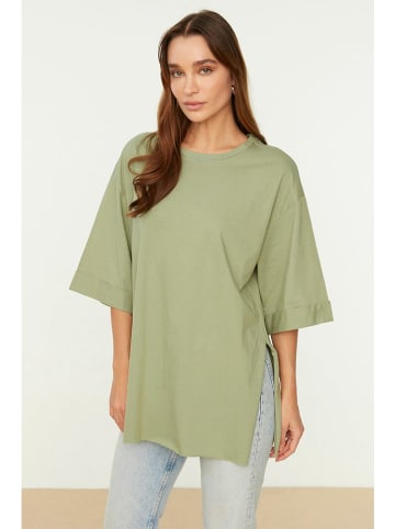 trendyol Shirt in Khaki