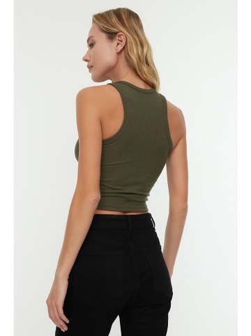 trendyol Top in Khaki