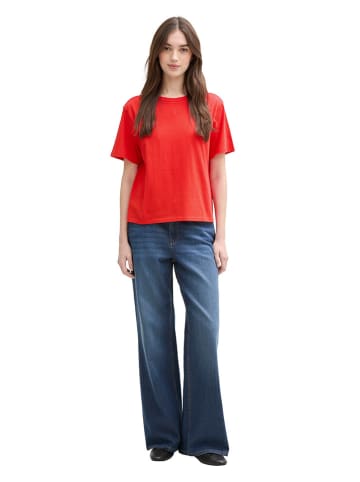 TOM TAILOR Denim Shirt in Rot
