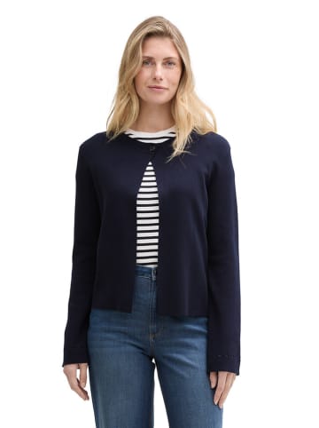 Tom Tailor Cardigan in Dunkelblau