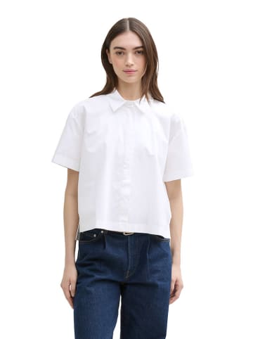 TOM TAILOR Denim Bluzka w kolorze białym