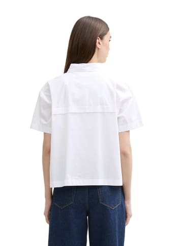 TOM TAILOR Denim Bluse in Weiß