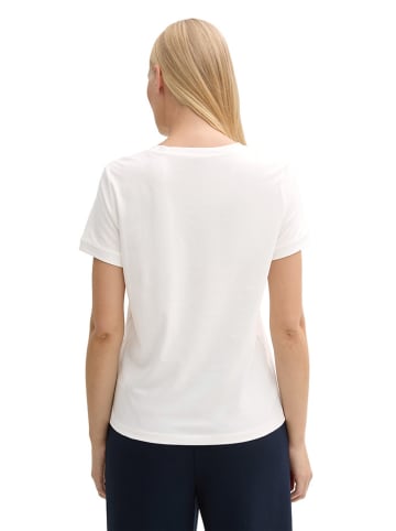 Tom Tailor Shirt in Creme