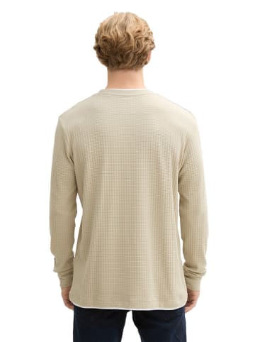 TOM TAILOR Denim Sweter w kolorze beżowym