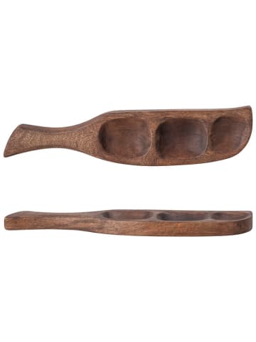 Bloomingville Servierschale "Thorun" in Braun - (B)45 x (H)27 x (T)14 cm