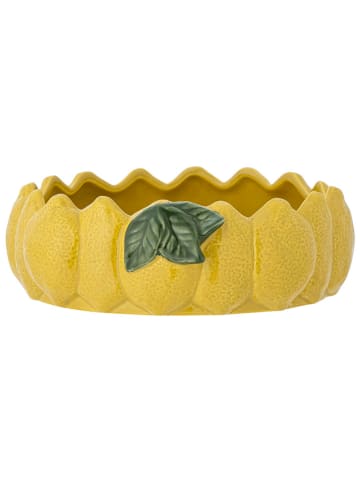 Bloomingville Serveerkom "Limone" geel - Ø 21 cm