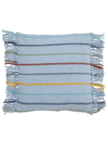 Bloomingville Kussen "Frey" lichtblauw - (L)45 x (B)45 cm