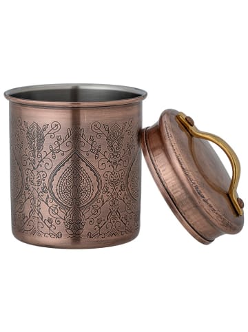 Bloomingville Vorratsdose "Saralin" in Gold - (H)14 x  Ø 10 cm