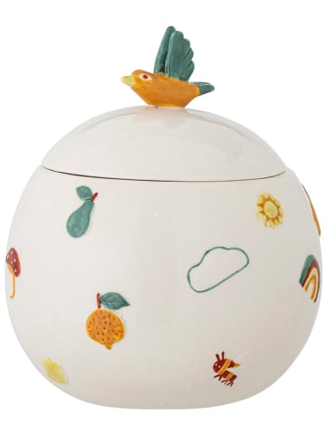 Bloomingville Voorraadpot wit - (H)15 x Ø 12 cm