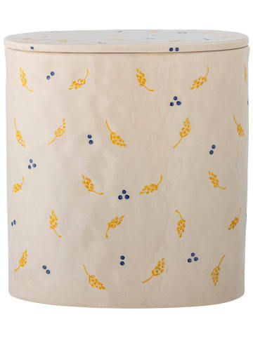 Bloomingville Vorratsdose "Pippine" in Creme - (B)16,5 x (H)19 x (T)9,5 cm