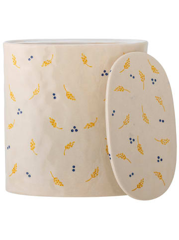 Bloomingville Vorratsdose "Pippine" in Creme - (B)16,5 x (H)19 x (T)9,5 cm