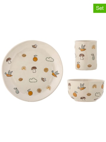 Bloomingville 3tlg. Kindergeschirr-Set in Creme