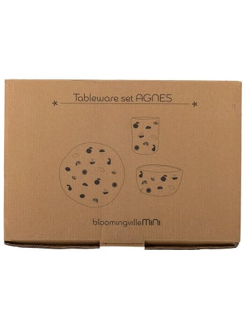 Bloomingville 3tlg. Kindergeschirr-Set in Creme