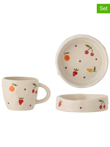 Bloomingville 2tlg. Kindergeschirr-Set "Tatiana" in Beige