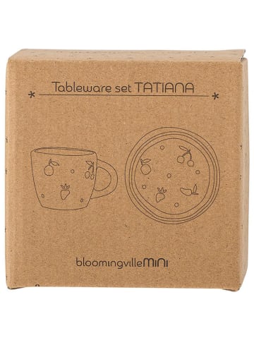 Bloomingville 2tlg. Kindergeschirr-Set "Tatiana" in Beige