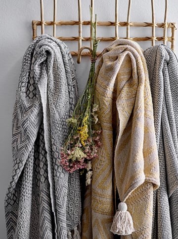 Bloomingville Plaid "Rodion" grijs - (L)160 x (B)130 cm