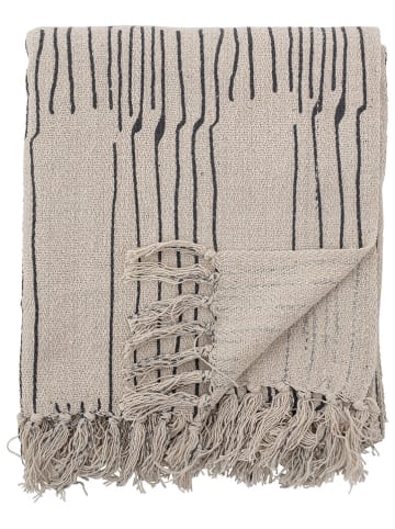 Bloomingville Plaid "Celly" crème - (L)160 x (B)130 cm
