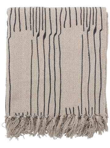 Bloomingville Plaid "Celly" in Creme - (L)160 x (B)130 cm