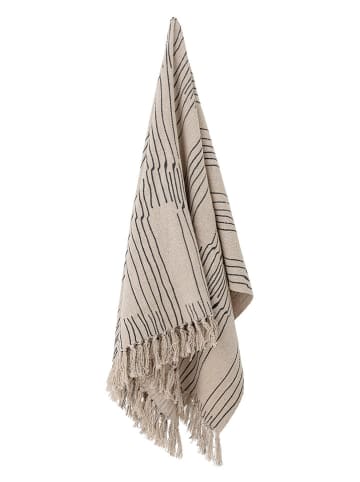 Bloomingville Plaid "Celly" in Creme - (L)160 x (B)130 cm