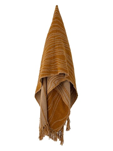 Bloomingville Plaid "Ginna" in Braun - (L)160 x (B)130 cm