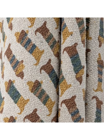 Bloomingville Pled "Charlie" w kolorze brązowo-beżowym - 160 x 130 cm