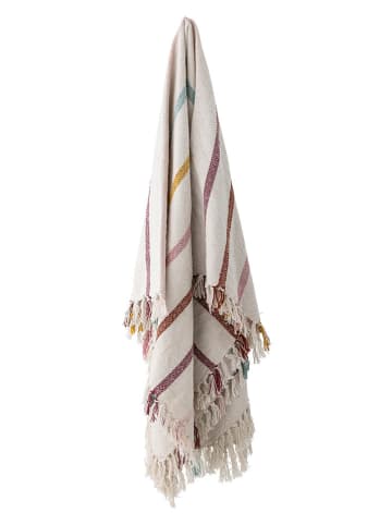 Bloomingville Plaid "Frey" meerkleurig - (L)160 x (B)130 cm