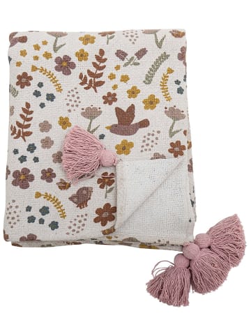 Bloomingville Plaid "Kristine" in Bunt - (L)160 x (B)130 cm